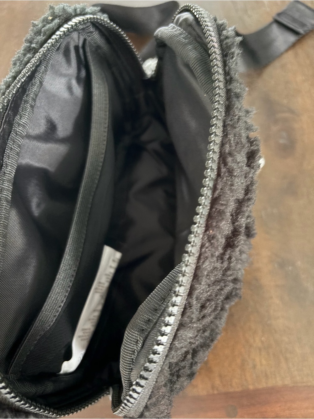 Figs Black Sherpa Waist Bag - Picture 4 of 6